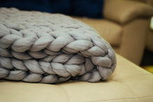 Load image into Gallery viewer, Grey Chunky Wool Knit