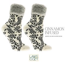 Load image into Gallery viewer, L.O.C - Cinnamon Infused Lounge Socks
